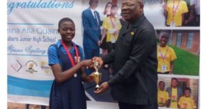 13 year old JHS pupil seeks support to represent Ghana in Spelling Bee contest in Dubai