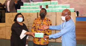 Covid-19: Hon. Kpodo donates 5000 pieces of disposable face masks to HTU