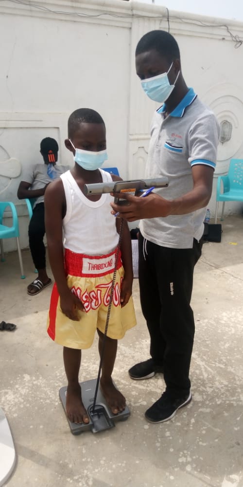 Nutrition status evaluation exercise for amateur boxers ends in Volta